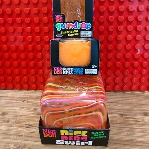 NEW! 🍊 ORANGE NEEDOH TRIO ICE BERG SWIRL, GUM DROP, FUZZ BALL WILD CAT